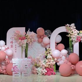 连理枝-订婚宴布置