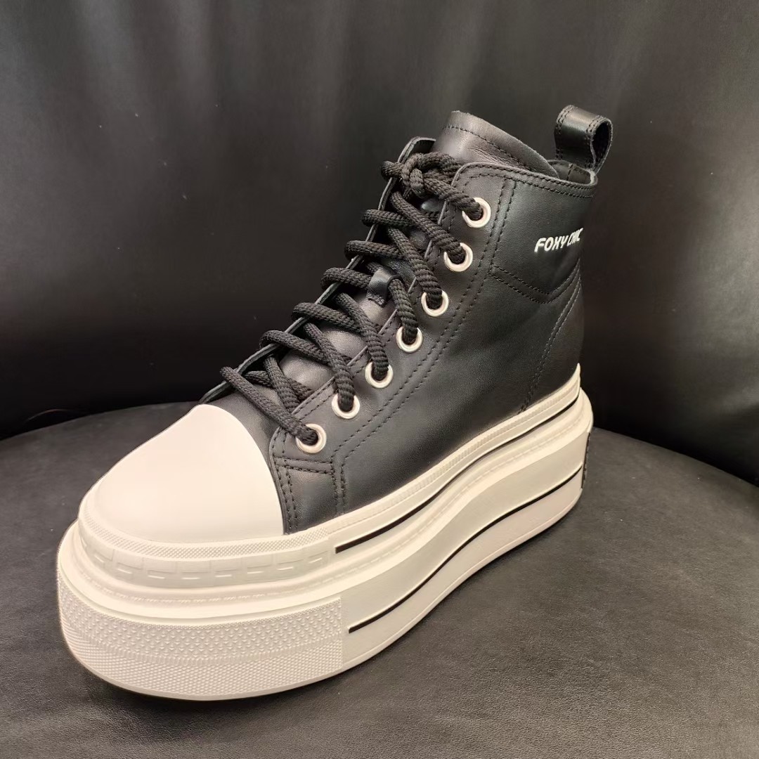 LFGJ凌介女鞋  14671  时尚厚底增高短靴