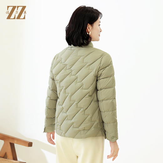 佐尔美冬季新款 气质时尚90白鸭绒短款羽绒服女E24YY30 商品图4