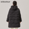 oldcolour冬季新款立体连帽廓形宽松长款羽绒服女O42093248 商品缩略图4