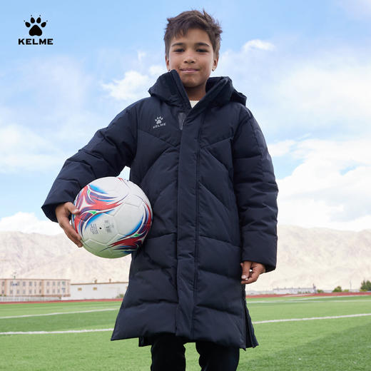 KIDS卡尔美2023年冬季新款儿童保暖长款羽绒服 商品图2