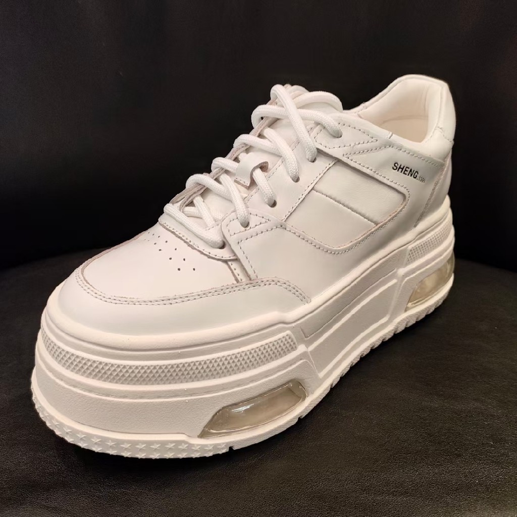 LFGJ凌介女鞋 14668  时尚百搭厚底小白鞋