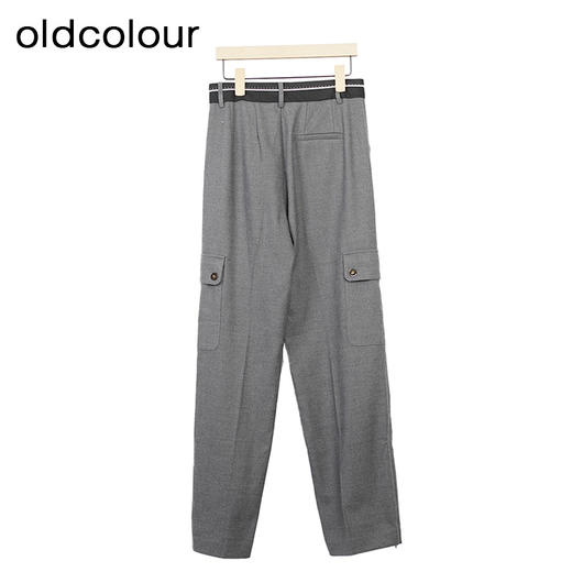 oldcolour美式复古休闲裤冬季新款时尚直筒工装长裤女O43073353 商品图3