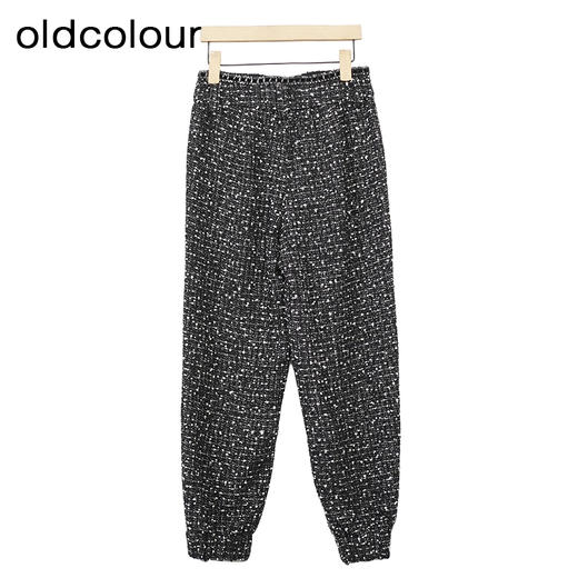 oldcolour复古休闲裤冬季新款收脚百搭宽松显瘦长裤女O44073419 商品图1