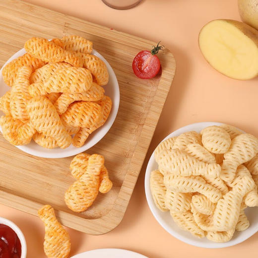 韩国进口NoBrand诺倍得酱油蒜香炸鸡味/甜辣炸鸡味鸡腿型小食60g 香香脆脆好吃不腻 152473/152472 商品图1