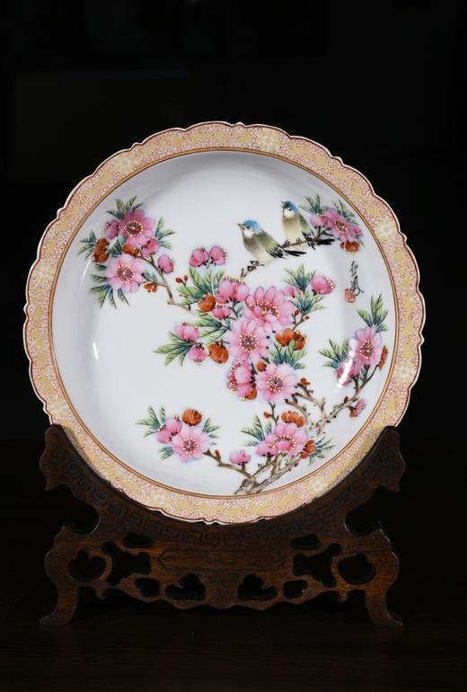 水点桃花赏盘 商品图0