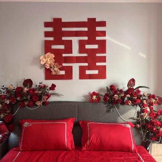 复古红婚房布置 商品图0