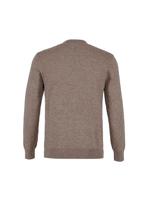 callisto咖色羊毛羊绒混纺针织衫 FSKNW141T 商品图1