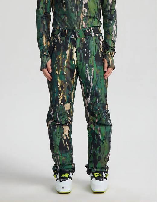 Aztech Mountain - Team Aztech Ski Pant - Green Camo Multi - 男装 - 滑雪裤 - 绿迷彩色 商品图0