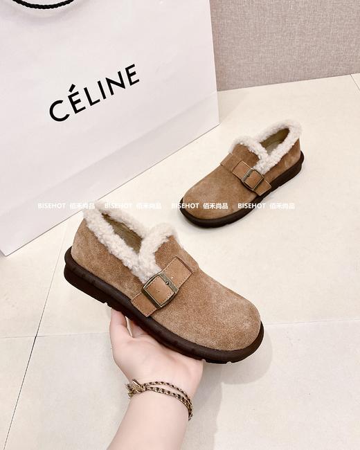 新品女士平底磨砂皮圆头休闲棉鞋394B35567（W） 商品图4