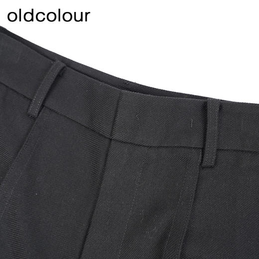 oldcolour高腰阔腿裤冬季新款气质宽松显瘦休闲西装裤女O44073427 商品图4