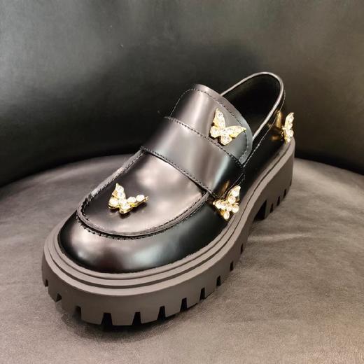 LFGJ凌介女鞋  6160 秋冬新款时尚乐福鞋 商品图0