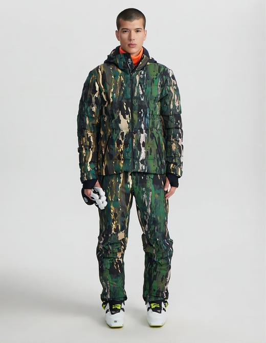 Aztech Mountain - Nuke Suit - Green Camo Multi - 男装 - 滑雪夹克 - 绿迷彩色 商品图1