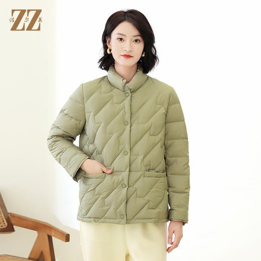 佐尔美冬季新款 气质时尚90白鸭绒短款羽绒服女E24YY30 商品图0