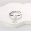 【宏艺珠宝】经典六爪求婚之戒·银s925戒指 商品缩略图0