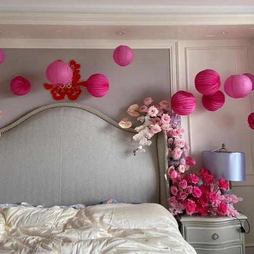 婚房床头鲜花装饰 商品图2