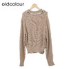 oldcolour复古气质针织衫冬季新款设计感小众V领毛衣O44052456 商品缩略图1