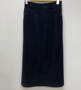 1FMZ一粒扣松紧腰灯芯绒半裙21114（黑A咖啡D） 冬季 290194000028