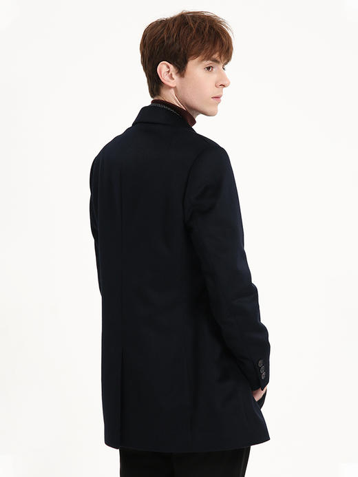 callisto日蚀蓝全羊绒大衣 FSFEC102H 商品图2