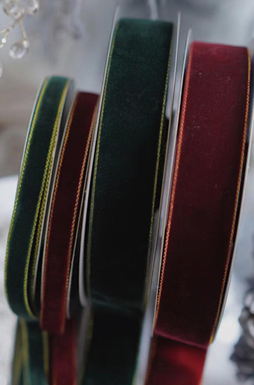 【琳琅】圣诞丝绒丝带 商品图2