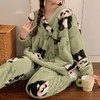 冬季珊瑚绒睡衣女秋冬季加厚加绒冬天法兰绒套装家居服2023年新款 商品缩略图1