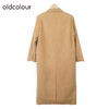 oldcolour双面毛呢外套冬季新款高级感纯绵羊毛大衣女GO41156927 商品缩略图3
