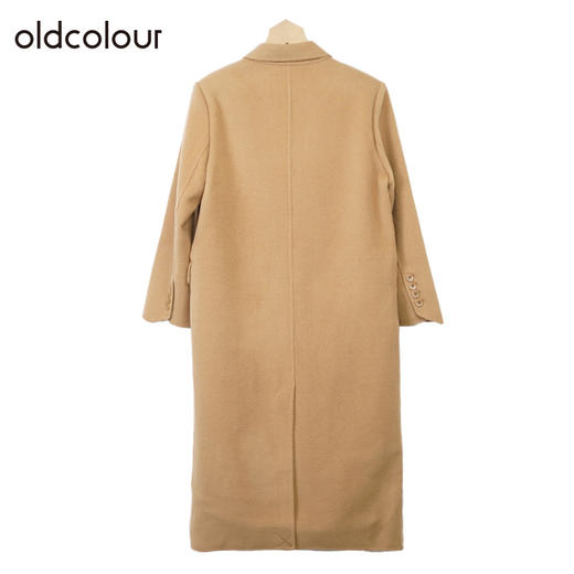 oldcolour双面毛呢外套冬季新款高级感纯绵羊毛大衣女GO41156927 商品图3