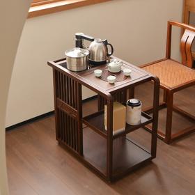 【厂家直发】祥福 乐山移动茶水车简易茶水柜烧水壶一体收纳置物架泡茶茶几