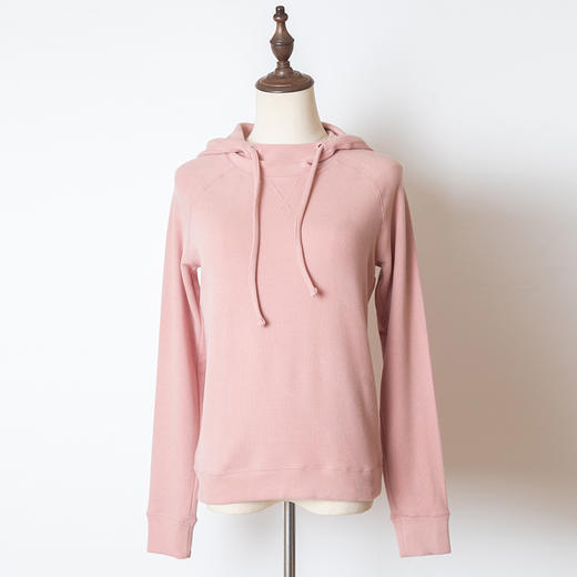 一姐春夏新款上衣外套休闲宽松玻尿酸德绒帽衫 商品图4