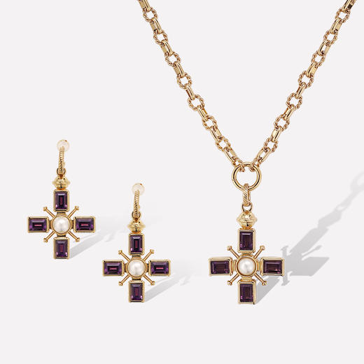 【博主-珠珠EVA同款】大英博物馆联名系列 | 拜占庭十字架套装 商品图0