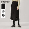 oldcolour冬新款黑色气质镂空高腰显瘦长款半身裙女O42063286 商品缩略图0