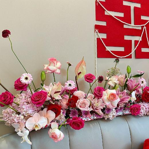婚房床头鲜花 商品图1