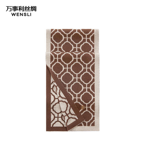 万事利“玉棠富贵”羊毛围巾 商品图2