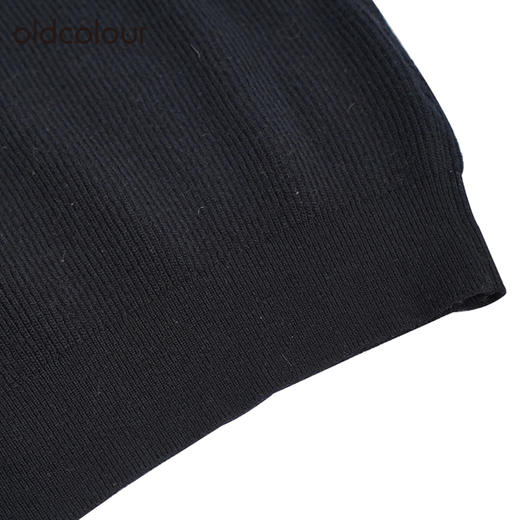 oldcolour设计感针织衫冬季新款修身显瘦气质圆领上衣女O41052146 商品图2