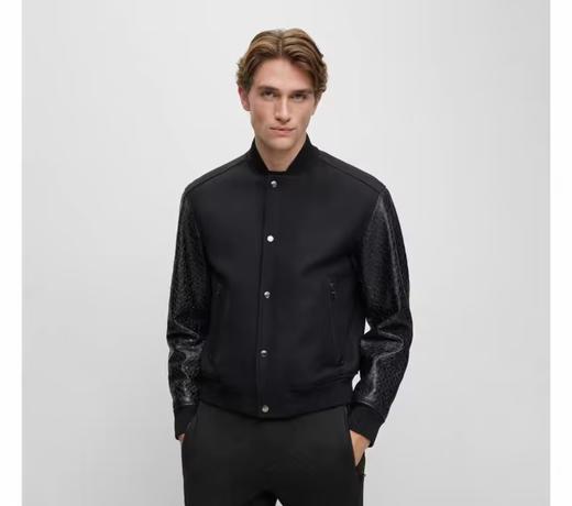 HUGO BOSS 皮衣男  50499589-001 黑色. 商品图1