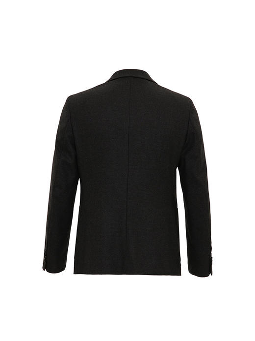 callisto深灰色羊毛混纺休闲单衣 FSFJK125H 商品图2