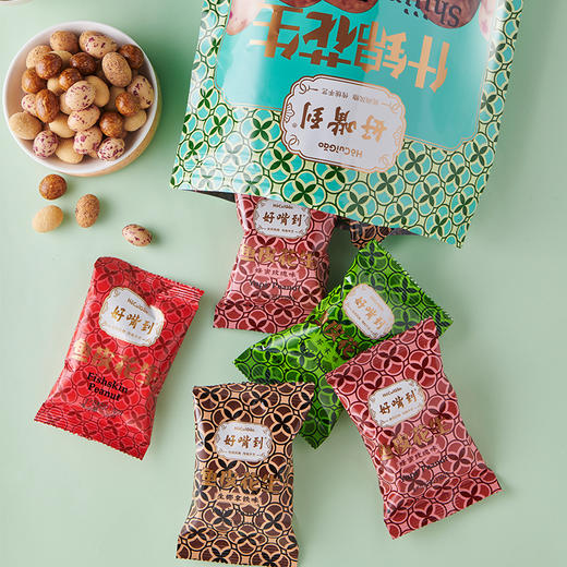 沈爷的宝贝 好嘴到什锦鱼皮花生多口味混合茶点零食小点心240g/袋 商品图2