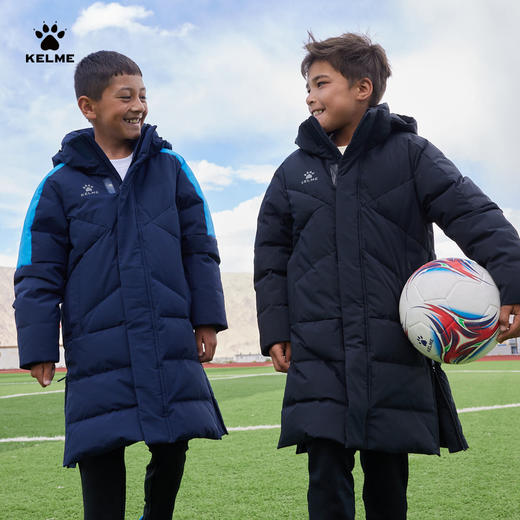 KIDS卡尔美2023年冬季新款儿童保暖长款羽绒服 商品图1