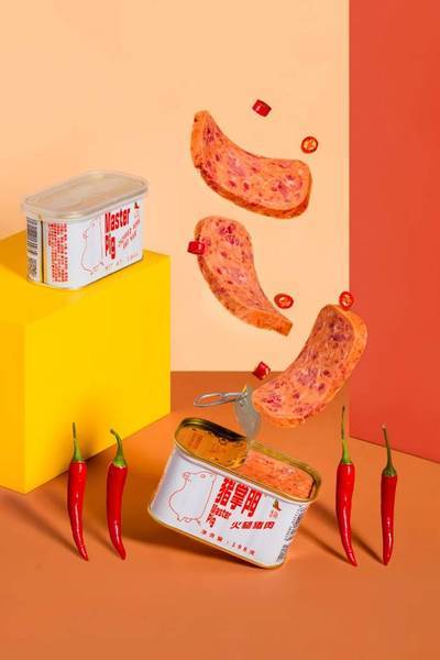 猪掌门年代午餐肉，双十一活动钜惠！！！猪掌门年代午餐肉六罐装买就送3片40g片装火腿午餐肉 商品图9