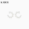 KADER卡蒂罗 甜甜圈 人造珍珠耳钉女生925银耳饰小众设计感2023新款爆款 商品缩略图0