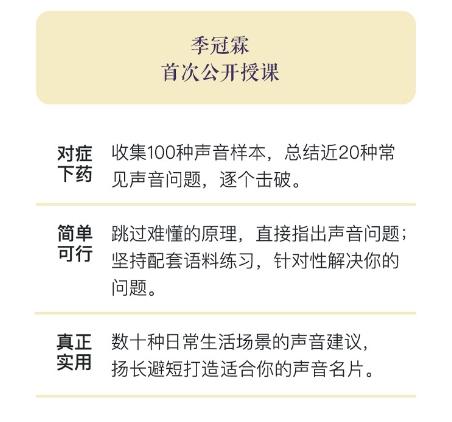 季冠霖·声音形象课 商品图1