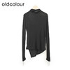 oldcolour黑色薄款T恤冬季新款宽松高领打底衫上衣女O44023415 商品缩略图1