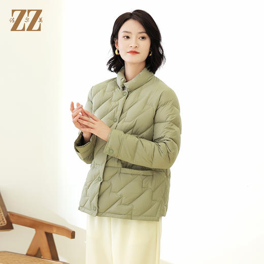 佐尔美冬季新款 气质时尚90白鸭绒短款羽绒服女E24YY30 商品图1