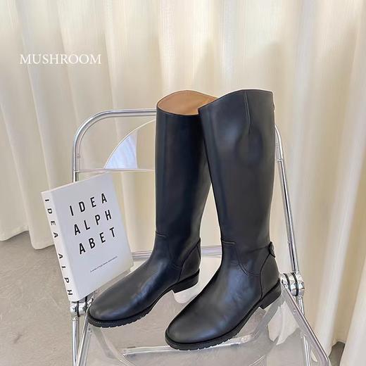 金蘑菇菇【茶歇战靴～】腿精的福音！修饰瘦长直腿时尚秋冬高筒靴 商品图2