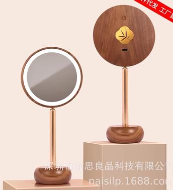 重圆便携镜子灯 商品图0