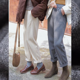 【现货】一姐秋冬文艺百搭休闲裤