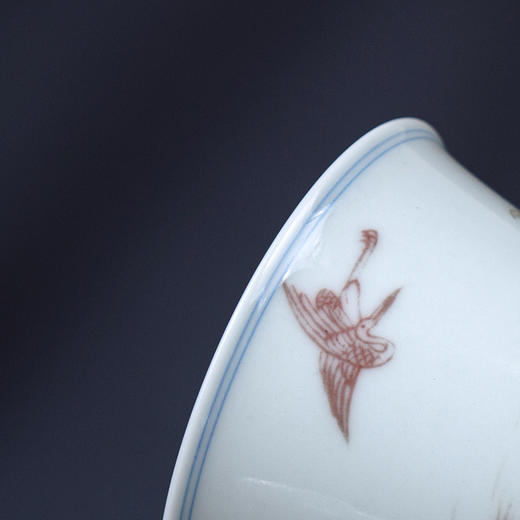 釉里红仙人渡海花神杯 商品图2