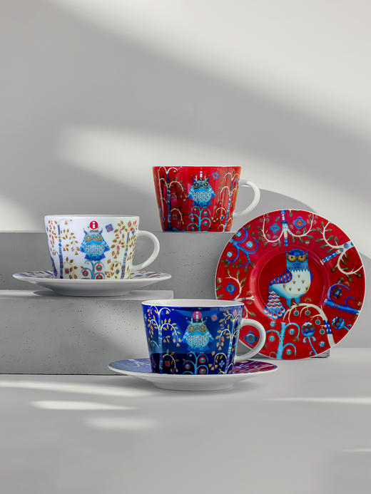 【巴乔家】芬兰Iittala魔幻森林系列北欧精致陶瓷马克杯咖啡杯碟套装 商品图2