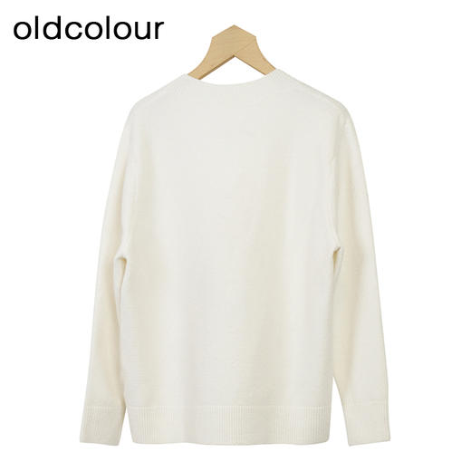 oldcolour休闲套头针织衫冬季新款设计感宽松镂空毛衣女O42052230 商品图4