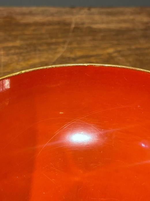 朱红大漆金漆沿盖碗两件套组，顺丰包邮 商品图14